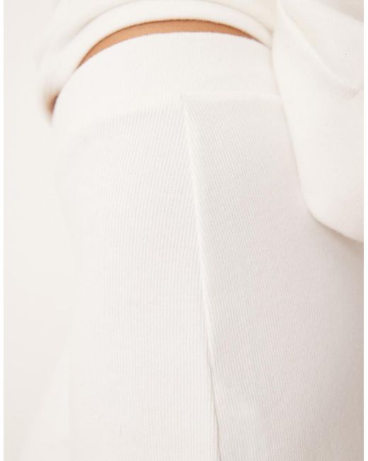 ASOS Natural Supersoft Wide Leg Trouser