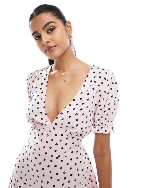 Miss Selfridge White Mini Tea Dress