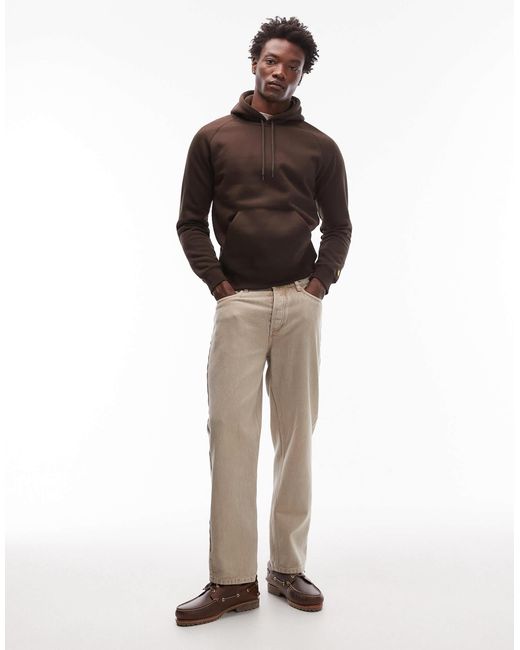 Chase - sweat à capuche à enfiler - marron foncé Carhartt pour homme en coloris Brown