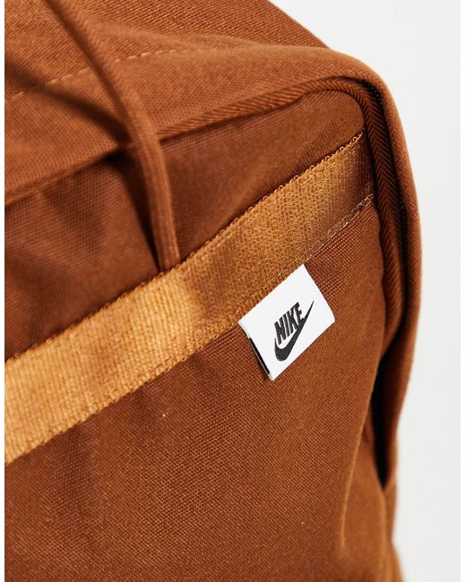 nike tanjun square backpack in brown