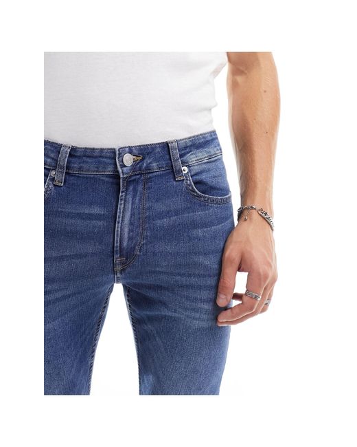 Loom - jeans slim lavaggio medio di Only & Sons in Blue da Uomo