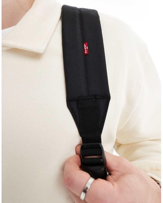 Mochila Negra Básica Con Logo De Ala De Murciélago De Levi's de hombre de color Blue