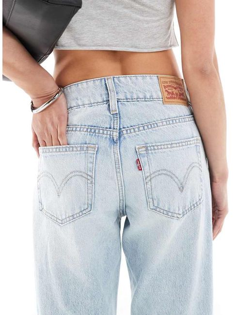 Levi's Blue Superlow Loose Denim Jeans