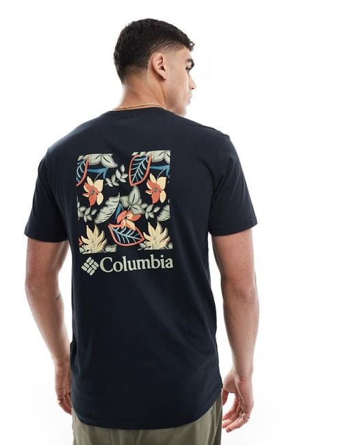 Columbia Blue North Cascades T-shirt for men