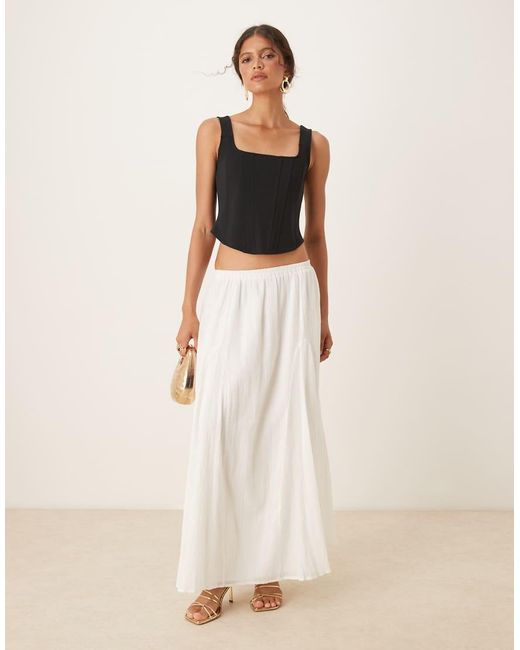 ASOS Black Corset Top With Boning