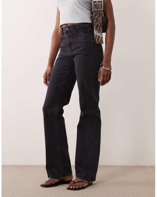 ASOS Black Asos Design Tall Comfort Stretch Straight Leg Jeans
