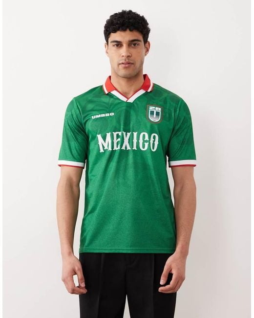 Umbro Green Mexico Jersey for men