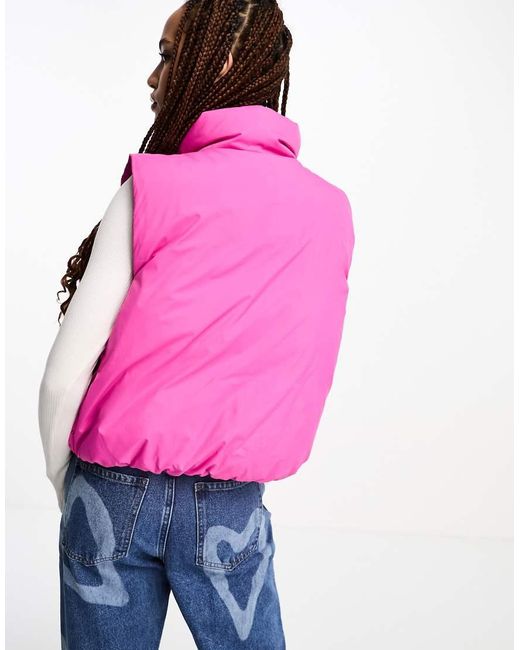 Chaleco De Plumón Rosa Bubble De Levi's de color Pink