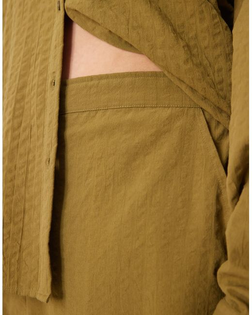 ASOS Green Curve – lockere hose aus seersucker