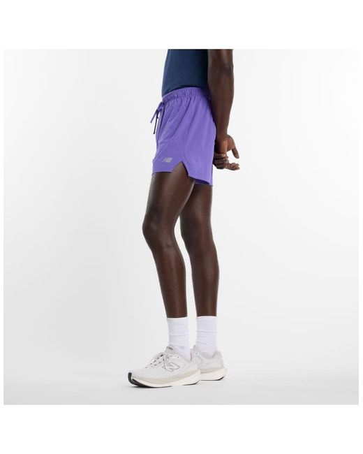 New Balance Blue Rc Short 5" for men