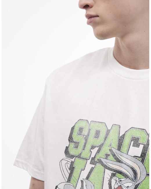 PRNT Blue Space Jam Varsity Relaxed T-Shirt