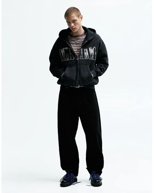 Pull&Bear Nirvana in het Black voor heren