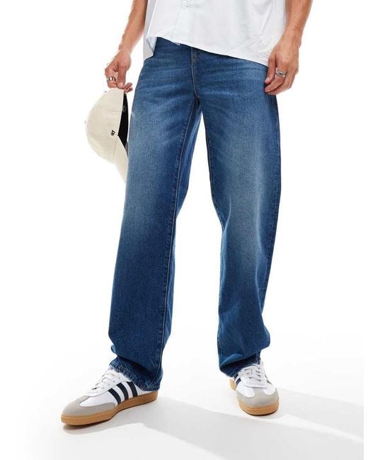 Lacoste Jeans Met Rechte Pijpen in het Blue voor heren