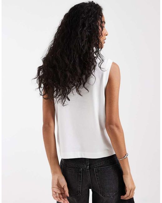 Fred Perry Black Peached Jersey Tank Top