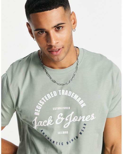 Jack & Jones 2 Piece T-shirt & Short Set in Grey for Men | Lyst Canada