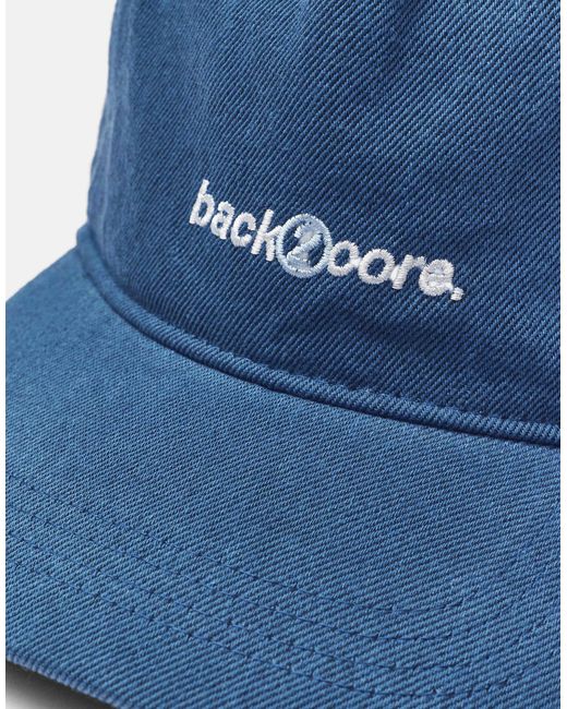 Pull&Bear Bestickte cap in Blue für Herren