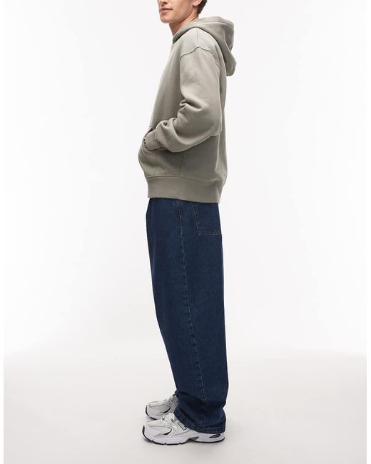 Carhartt Blue Brandon Loose Straight Fit Jeans for men