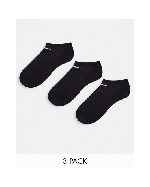 Nike Black Training Everyday Cushioned 3 Pack Sneaker Sock for men