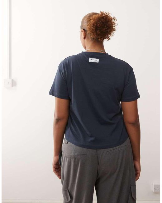 Collusion Blue Plus Logo Anti Fit Tee