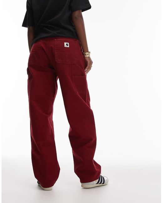 Carhartt Red Og Double Knee Trousers