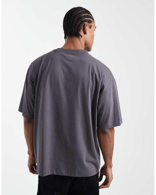 ASOS Blue Essentials 2 Pack Oversized T-Shirts for men