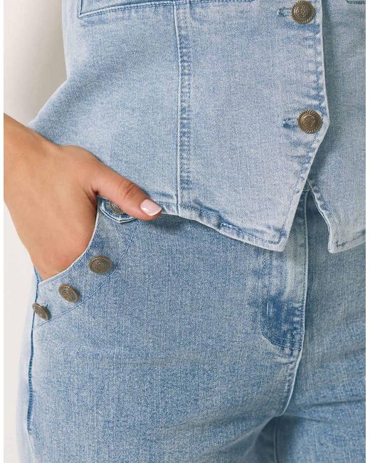 Long Tall Sally Blue Straight Leg Jeans