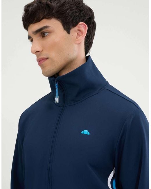 Ellesse Blue Tosciana Long Sleeve Track Top for men