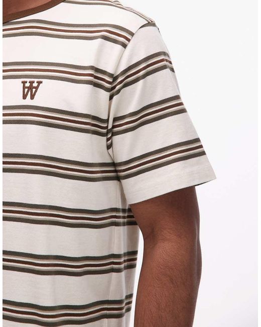 DOUBLE A by WOOD WOOD Multicolor Easton T-shirt for men