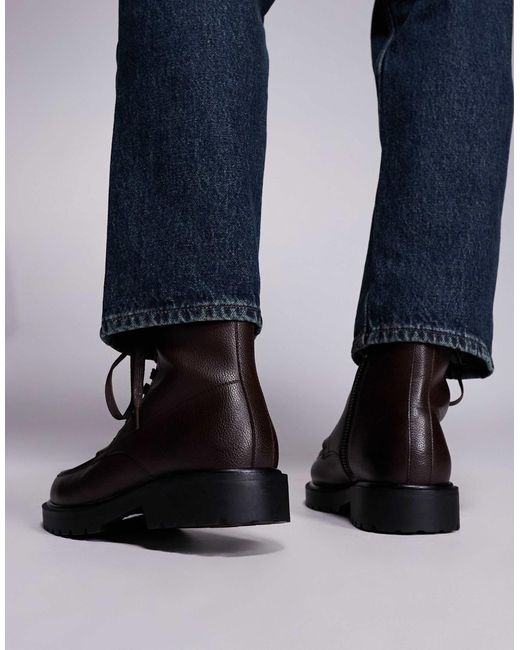 ASOS – schnürstiefel in Blue für Herren