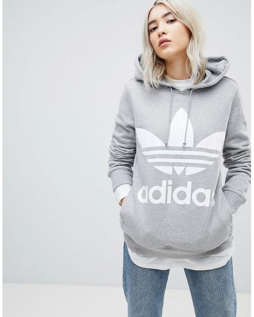 adidas oversize trefoil hoodie