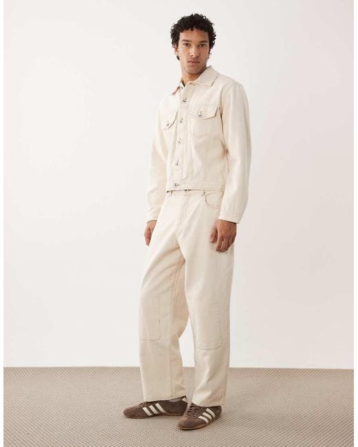 Farah Natural Archive Sambrano Reinforced Twill Denim Jeans for men