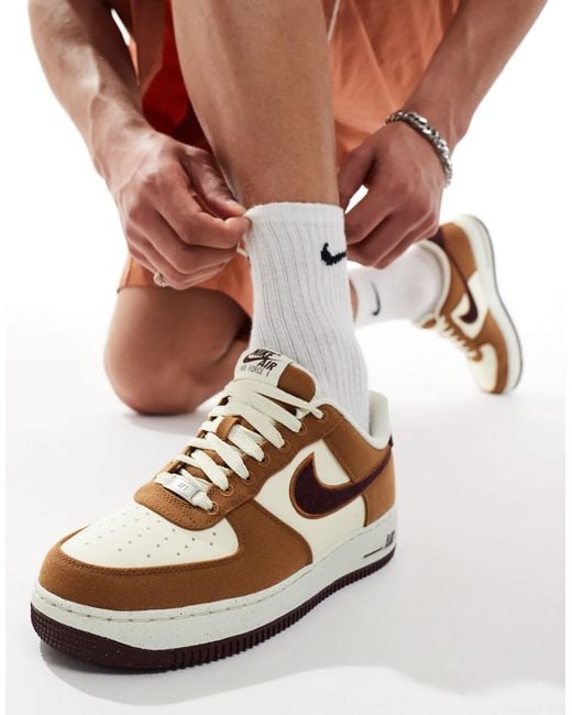 Nike Air Force 1 07 Trainers in White for Men Lyst
