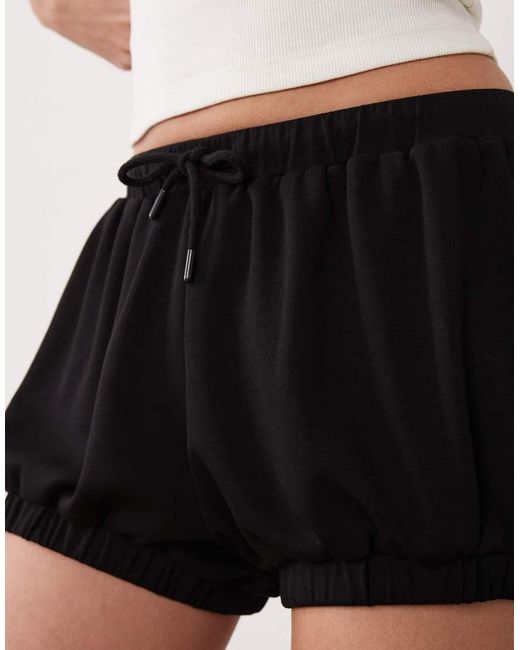 ASOS Natural Co-Ord Bubble Jogger Shorts
