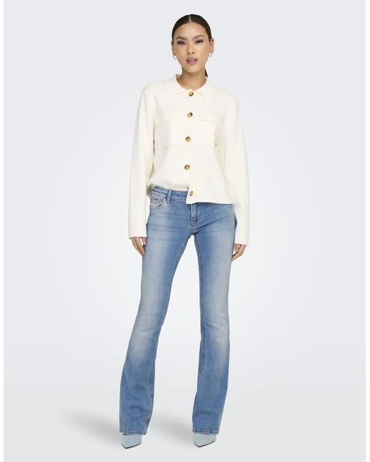 ONLY Flared Jeans in het Blue