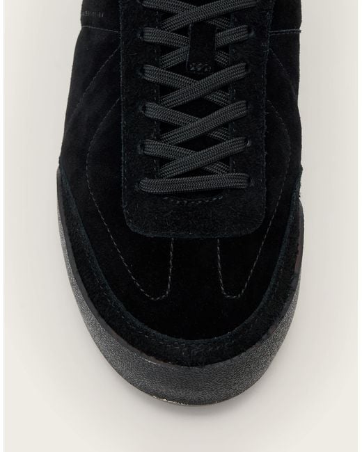 AllSaints – harri – flache sneaker in Black für Herren