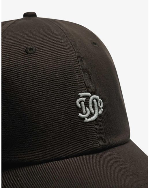 Superdry Black – sd – bestickte baseballkappe
