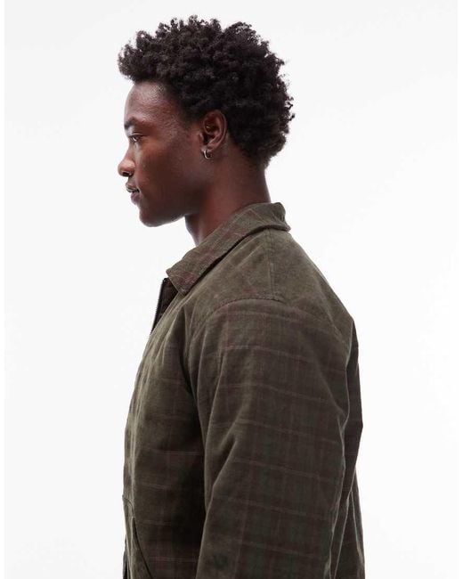 Element Black Corduroy Garage Jacket for men