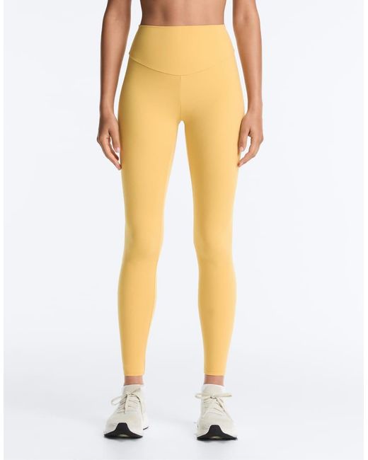 Oysho Yellow Comfortlux High-Rise Ankle-Length Leggings