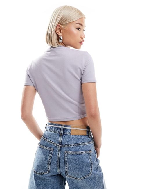 Dickies Gray Clarksville Cropped T-shirt
