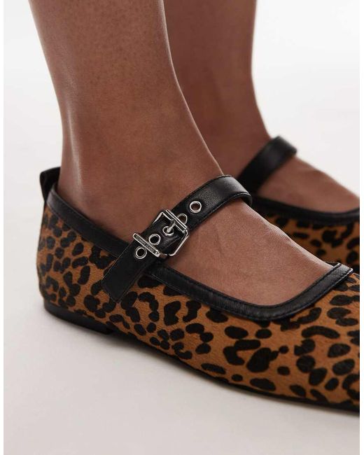 Tommy Hilfiger Brown Mary Jane Flats