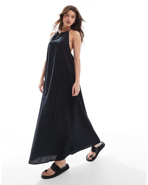 Exclusivité - - robe longue à col montant esmé studios en coloris Blue