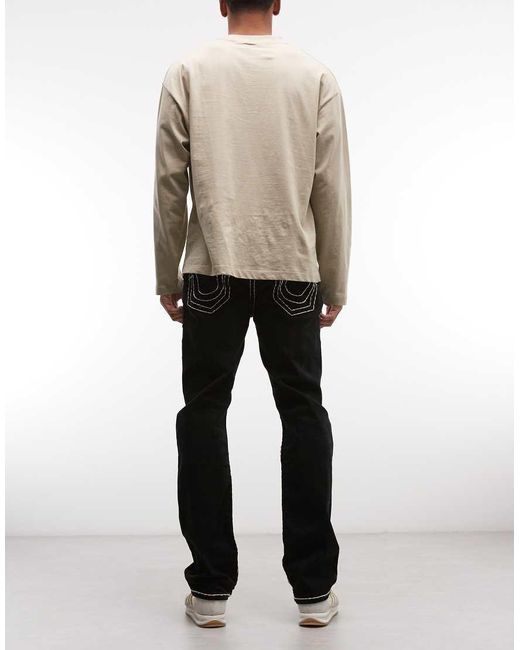True Religion Natural Ricky Super T Straight Jeans for men