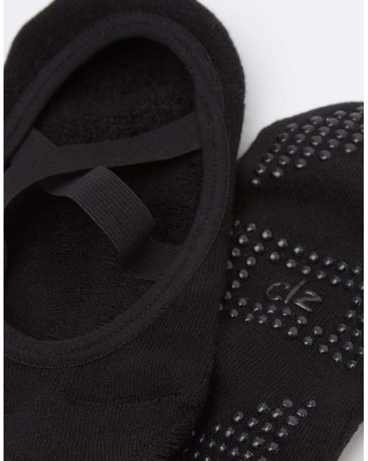 Calzedonia Natural Non-Slip Crossover Pilates Socks