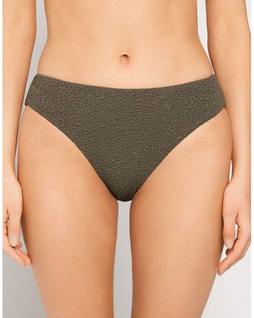 Tezenis Green Crinkle Dune Classic Bikini Bottoms