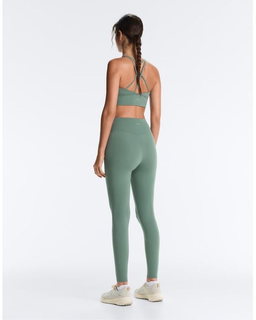 Oysho Green Light Touch Crossover Tank Top