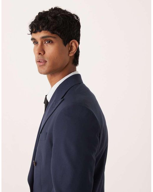 ASOS Blue Slim Suit Jacket for men