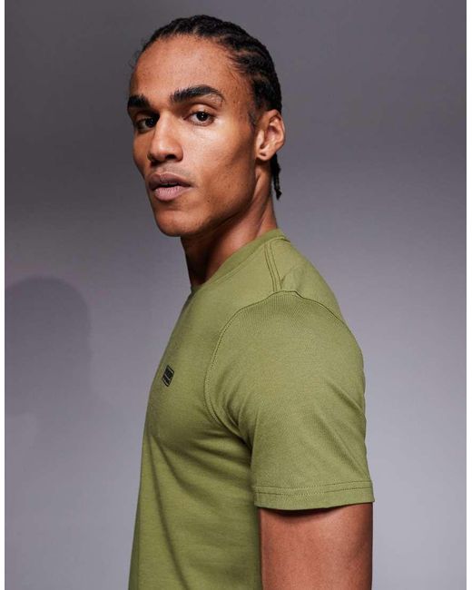 Barbour Green Small Logo T-shirt for men