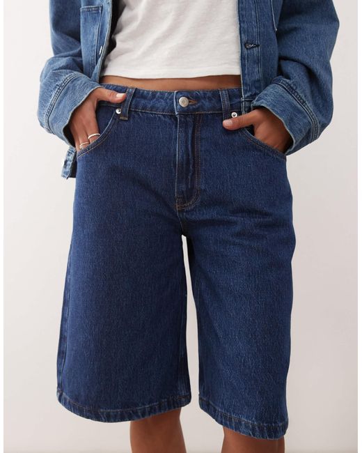 Reclaimed (vintage) Blue – jeans-jorts
