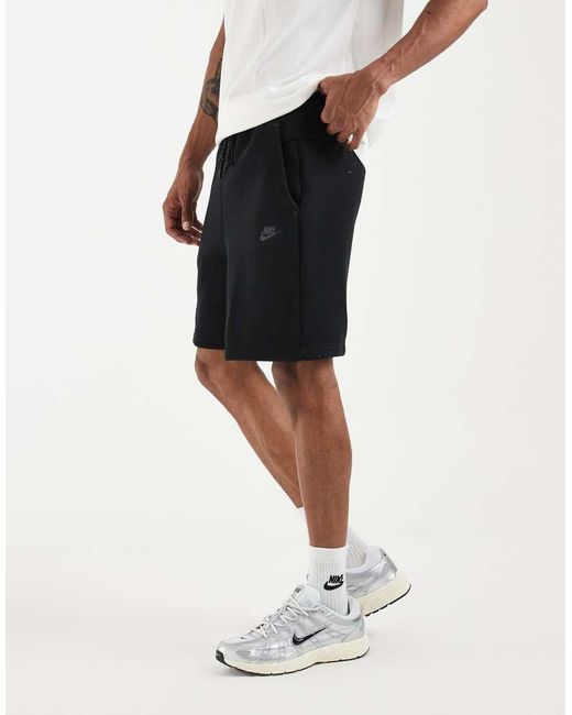 Nike White Tech Fleece Knit Short for men