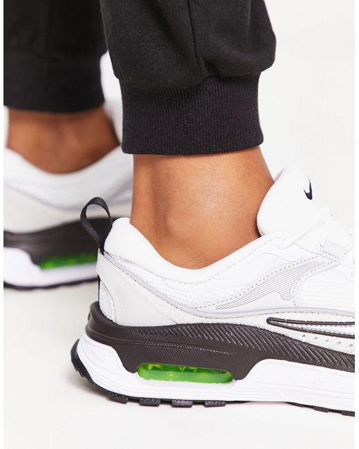 Air max bliss - sneakers bianche e argento da Uomo di Nike in Nero | Lyst